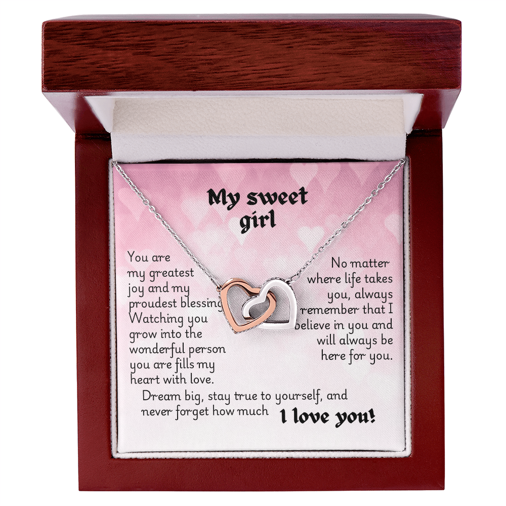 Interlocking Hearts Necklace - Heart 1