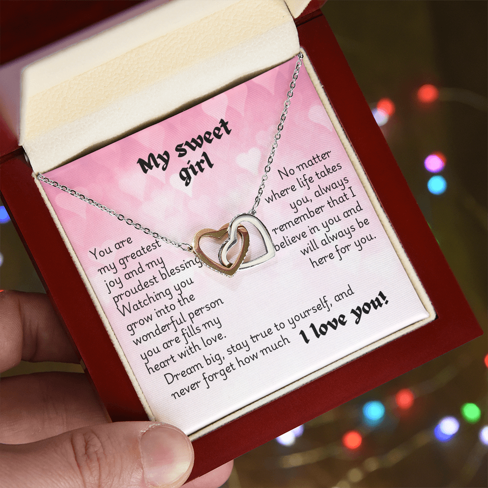 Interlocking Hearts Necklace - Heart 1