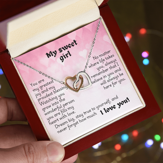 Interlocking Hearts Necklace - Heart 1