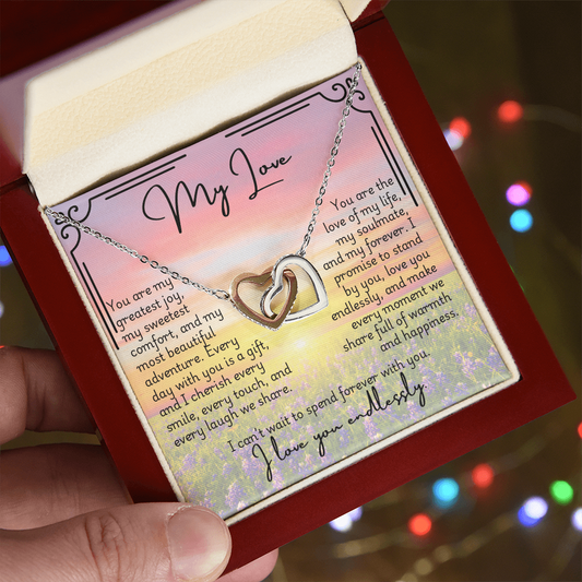 Interlocking Hearts Necklace - Fiancée 2