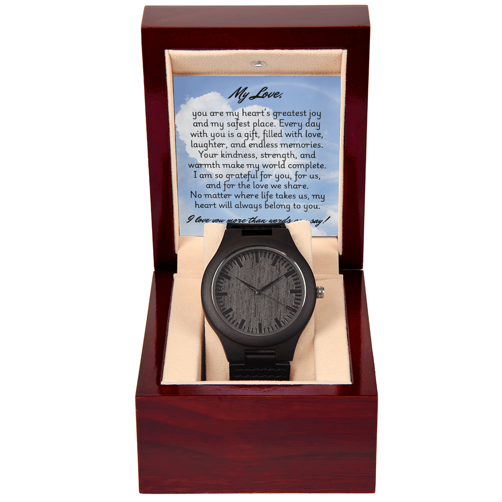 Wooden Watch - Husband 1