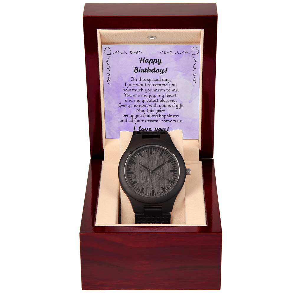 Wooden Watch - Birthday 1