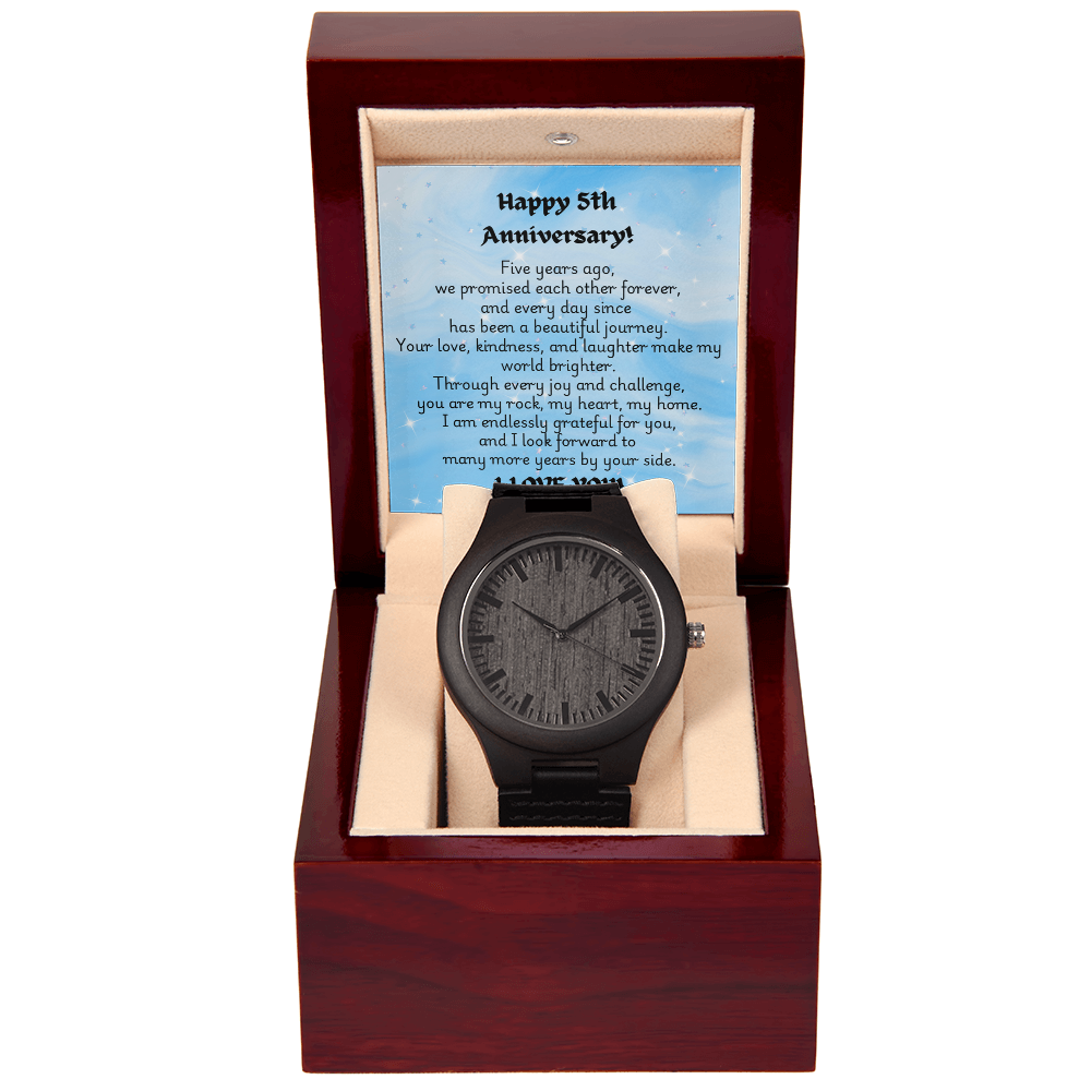 Wooden Watch - Anniversary 5