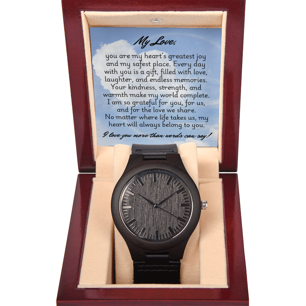 Wooden Watch - Husband 1