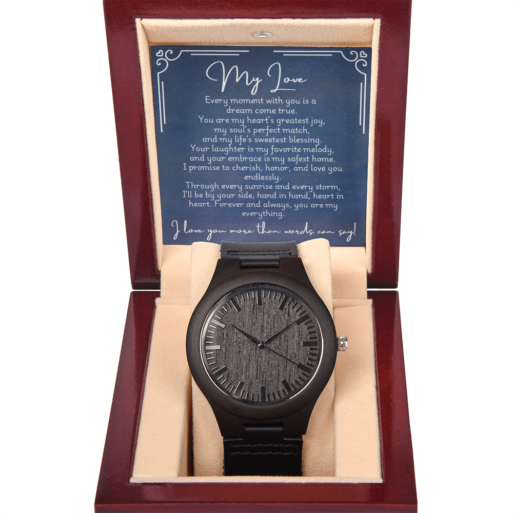 Wooden Watch - Fiancé 1