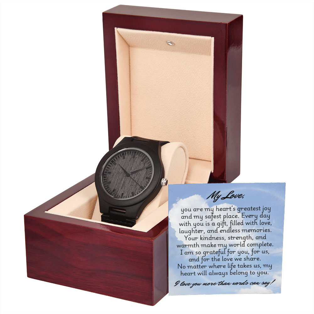 Wooden Watch - Husband 1