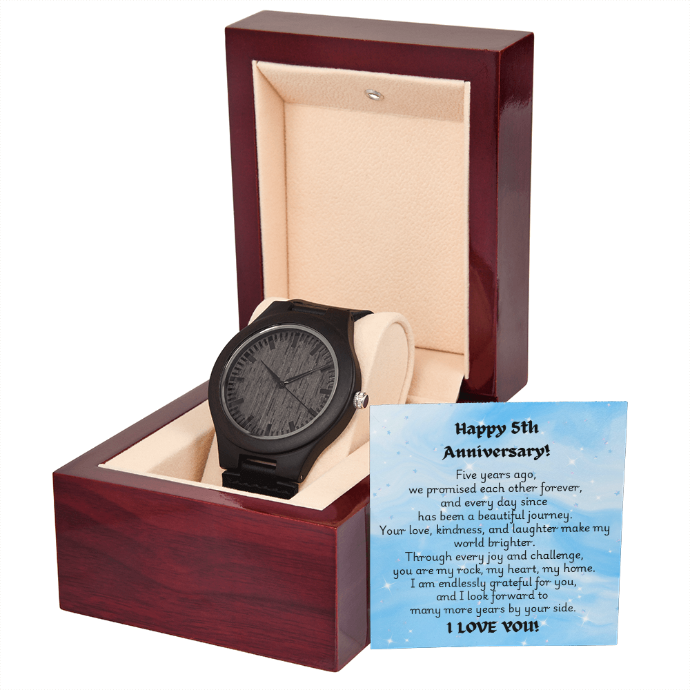 Wooden Watch - Anniversary 5