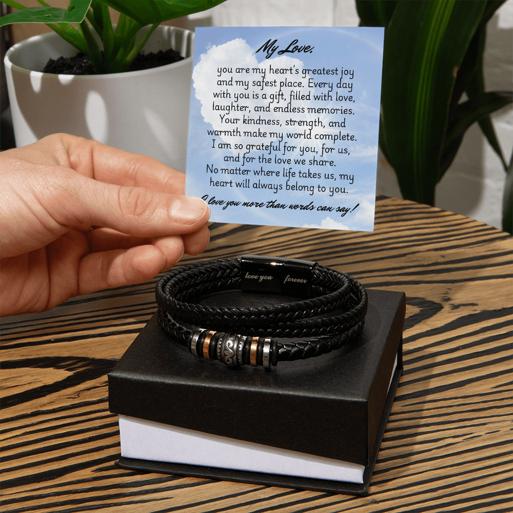 Love You Forever Bracelet - Husband 1