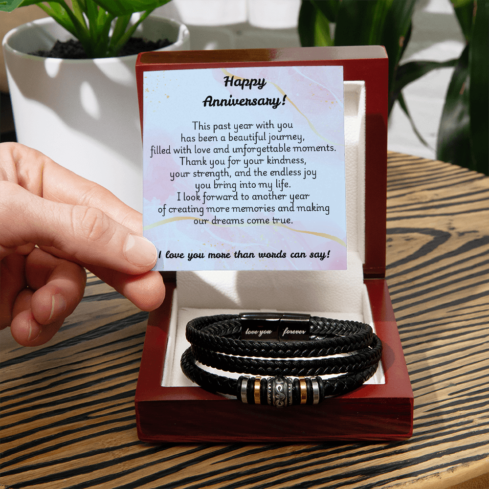 Love You Forever Bracelet - Anniversary 1