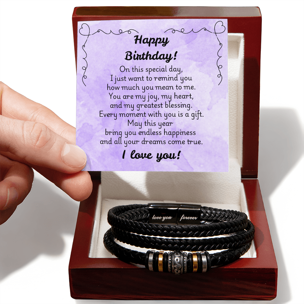 Love You Forever Bracelet - Birthday 1