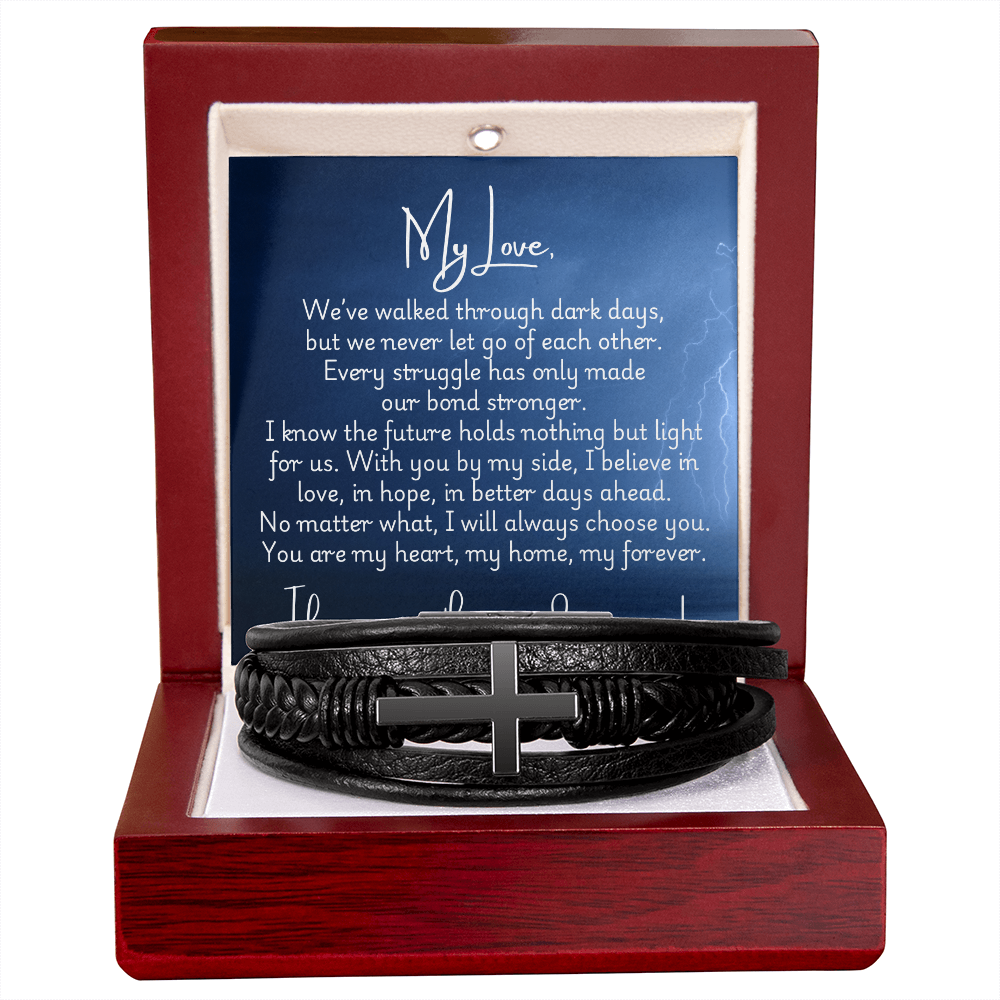 Men's Cross Bracelet - Strong