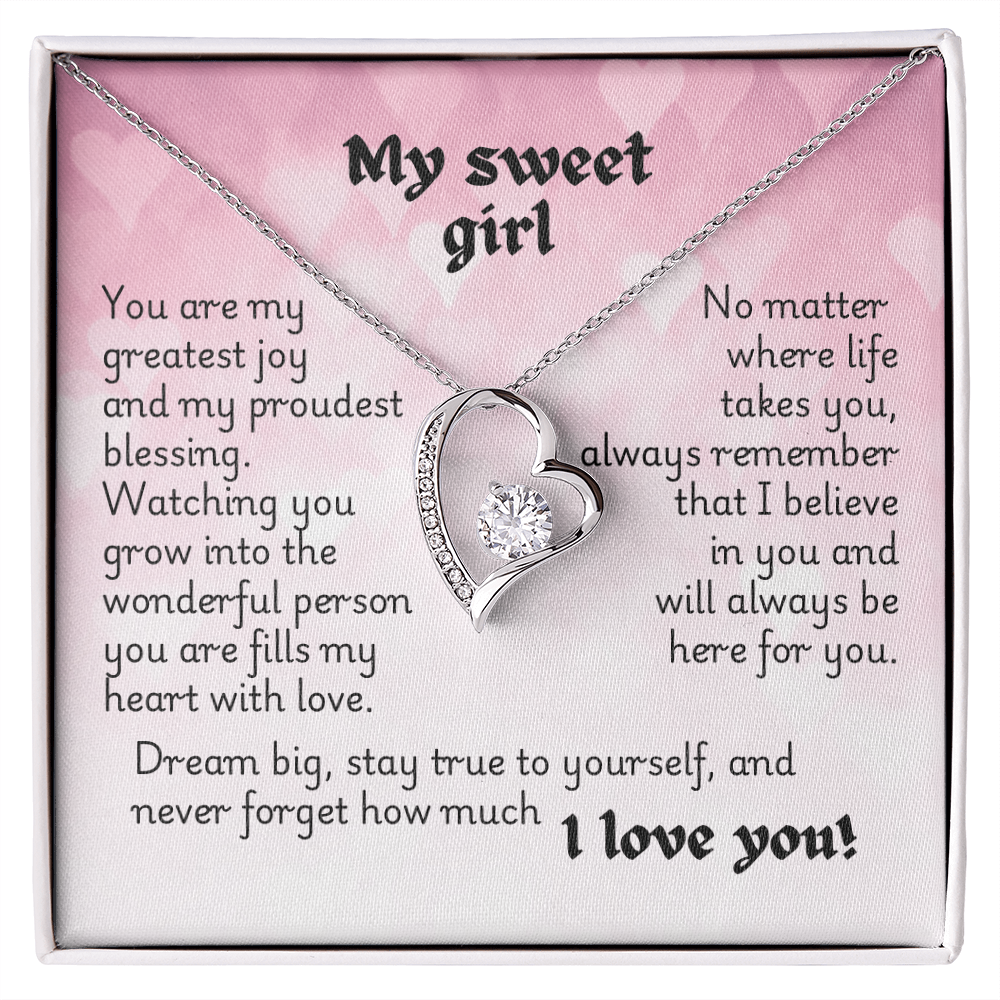 Forever Love Necklace - Heart 1