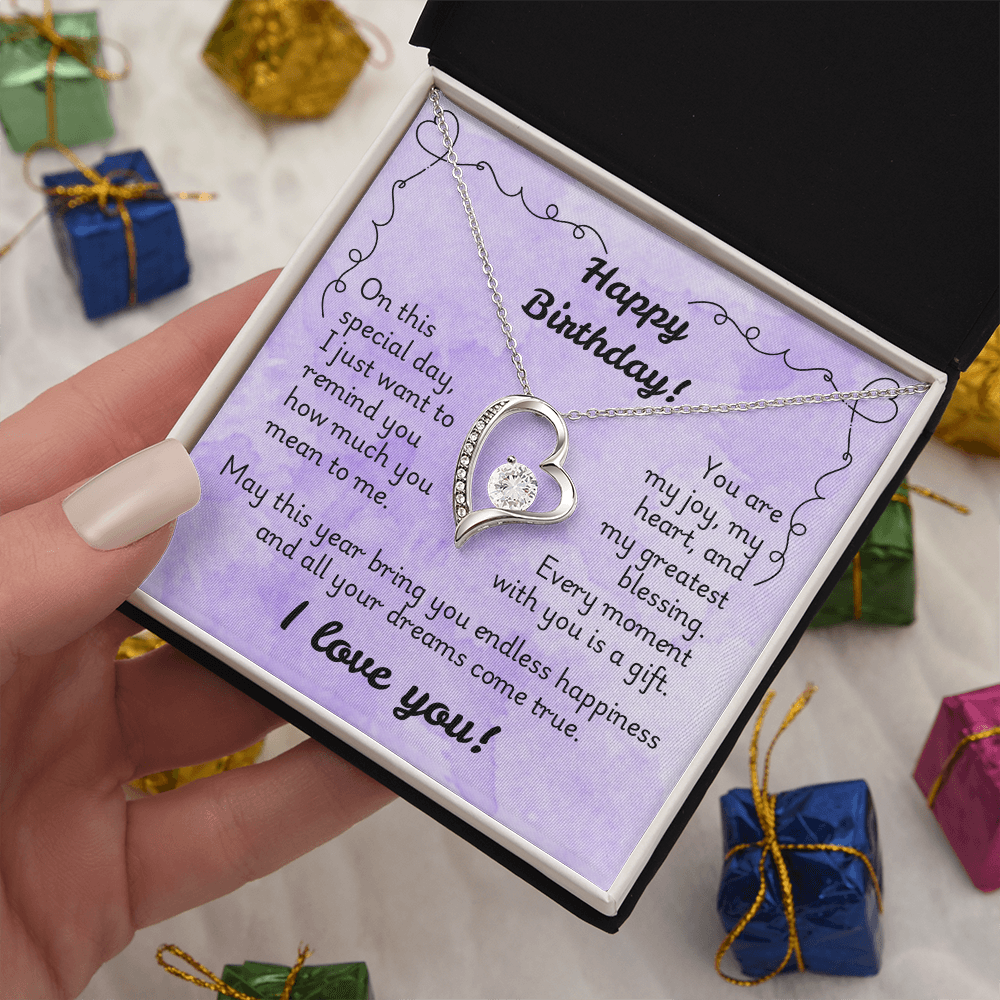 Forever Love Necklace - Birthday 1