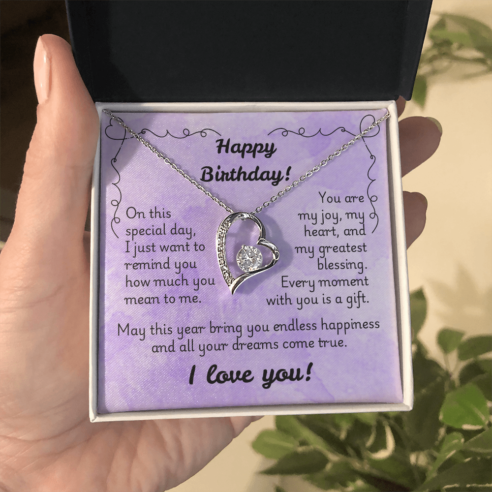 Forever Love Necklace - Birthday 1
