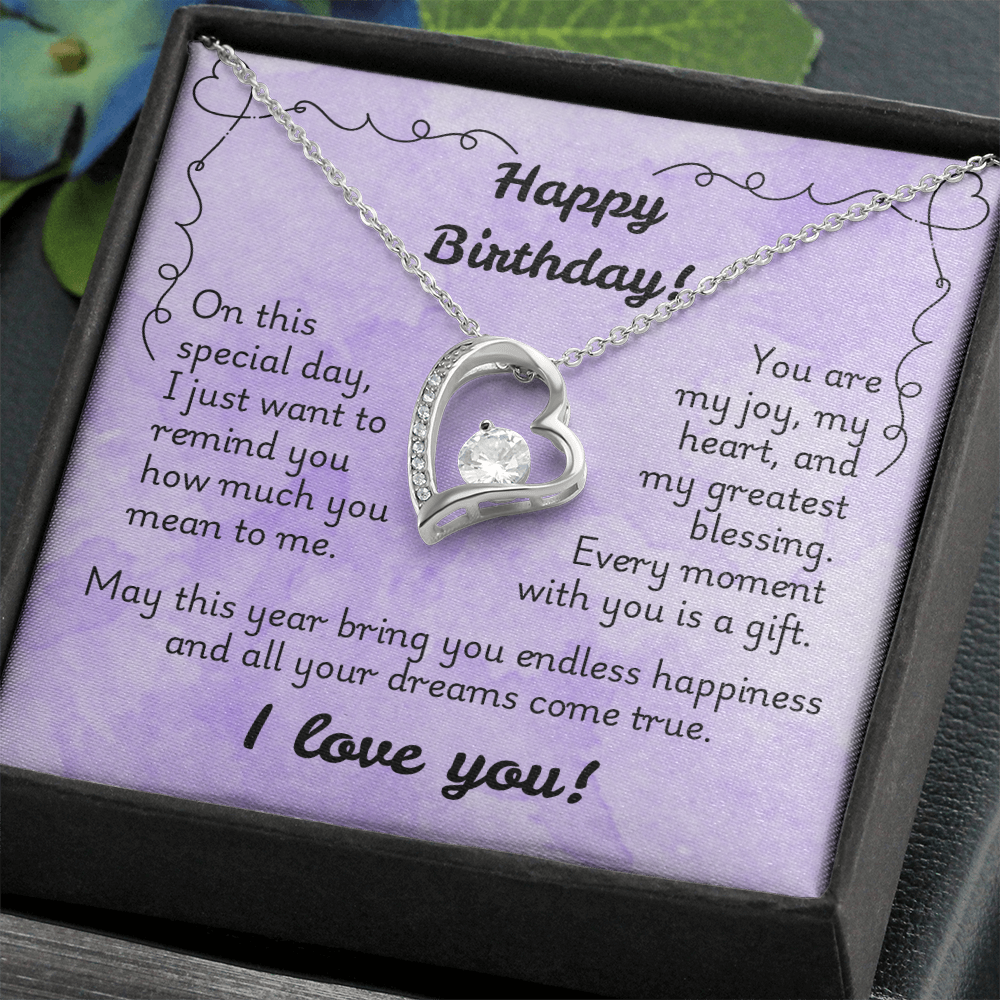 Forever Love Necklace - Birthday 1