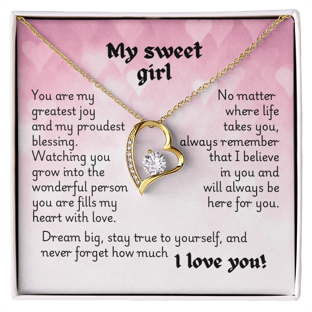 Forever Love Necklace - Heart 1