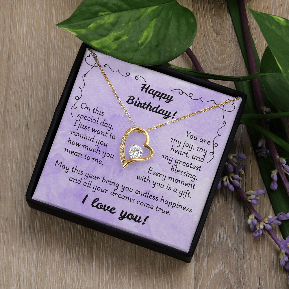 Forever Love Necklace - Birthday 1
