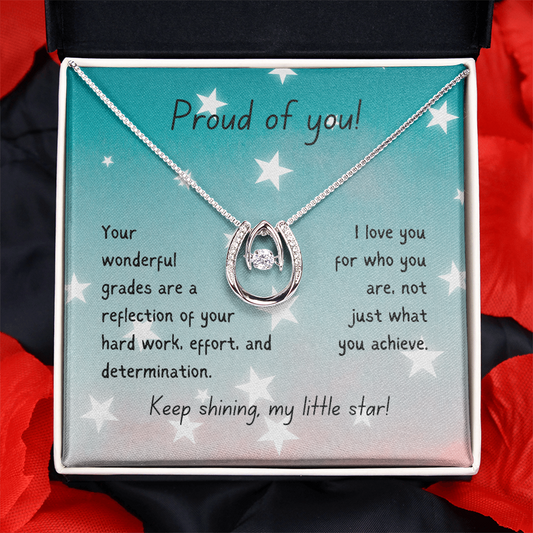 Lucky In Love Necklace - Proud of you - good grades