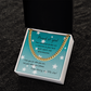 Cuban Link Chain - Proud of you - good grades
