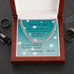 Cuban Link Chain - Proud of you - good grades