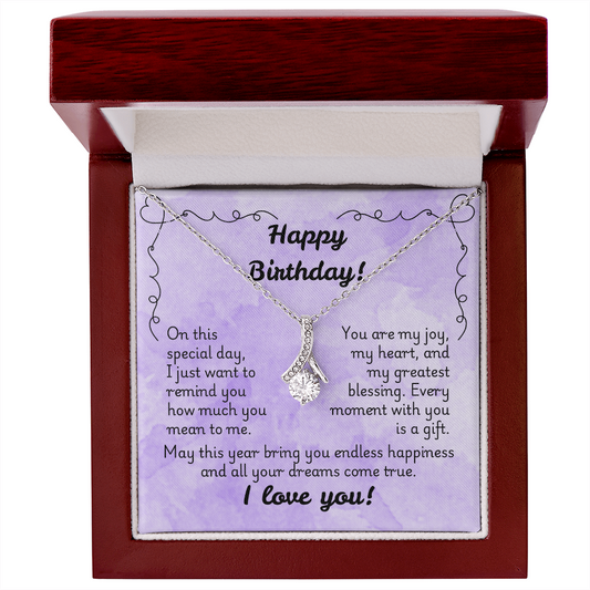 Alluring Beauty Necklace - Birthday 1