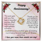 Love Knot Necklace - Anniversary 1