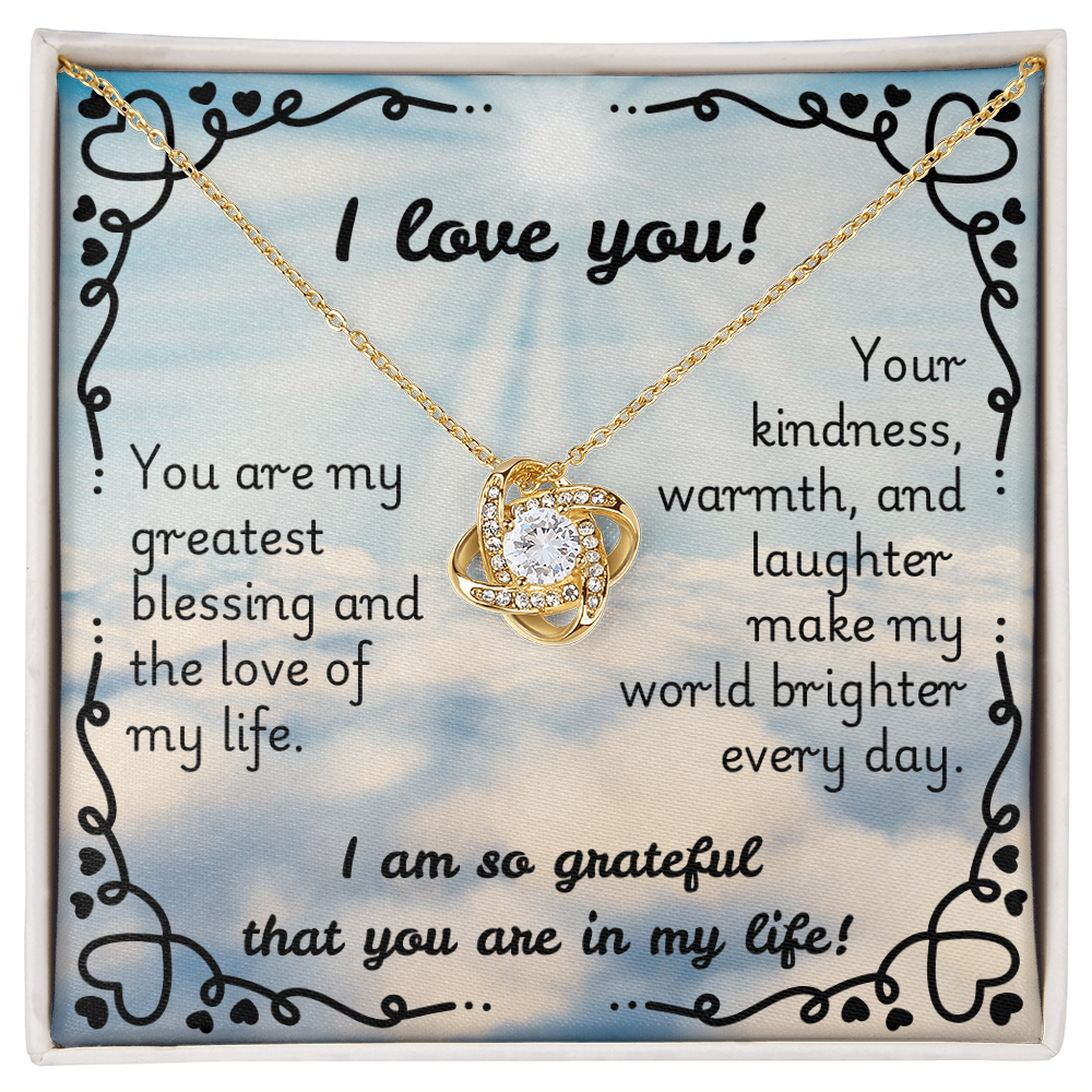 Love Knot Necklace - Blessing