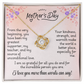 Love Knot Necklace - Mom 4