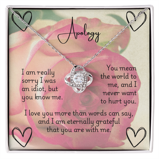 Love Knot Necklace - Apology