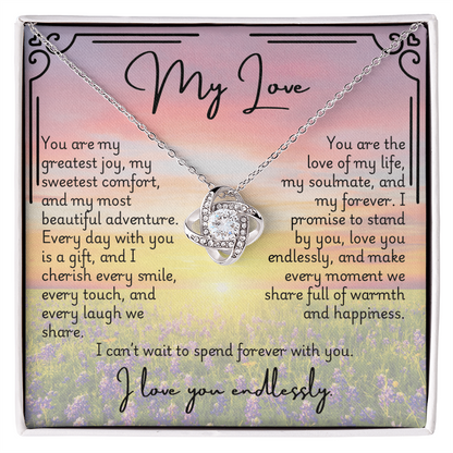 Love Knot Necklace - Fiancée 2