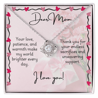 Love Knot Necklace - Mom 3