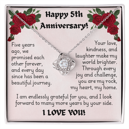 Love Knot Necklace - Anniversary 5