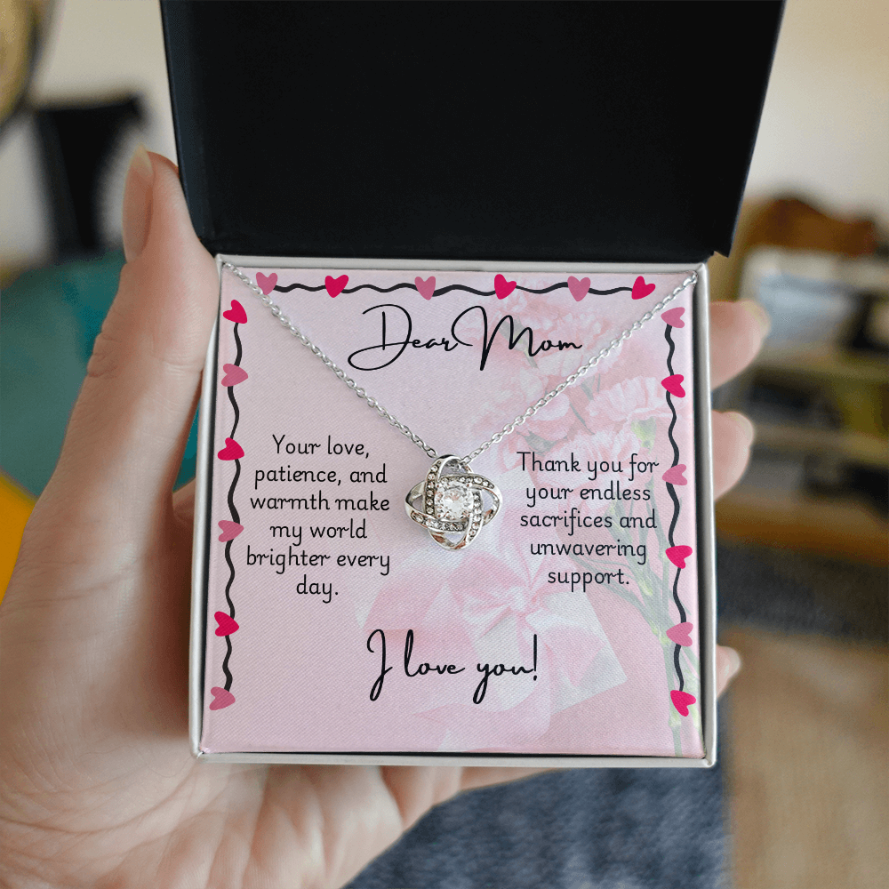 Love Knot Necklace - Mom 3