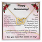 Interlocking Hearts Necklace - Anniversary 1