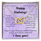 Interlocking Hearts Necklace - Birthday 1