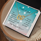 Interlocking Hearts Necklace - Proud of you - good grades