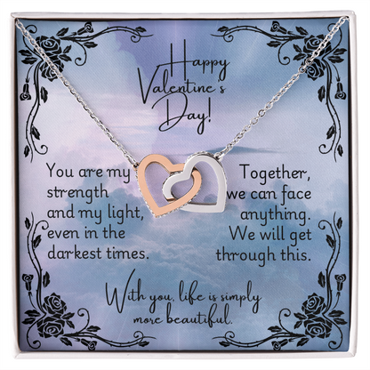 Interlocking Hearts Necklace - Valentine 4
