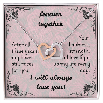 Interlocking Hearts Necklace - Forever 1