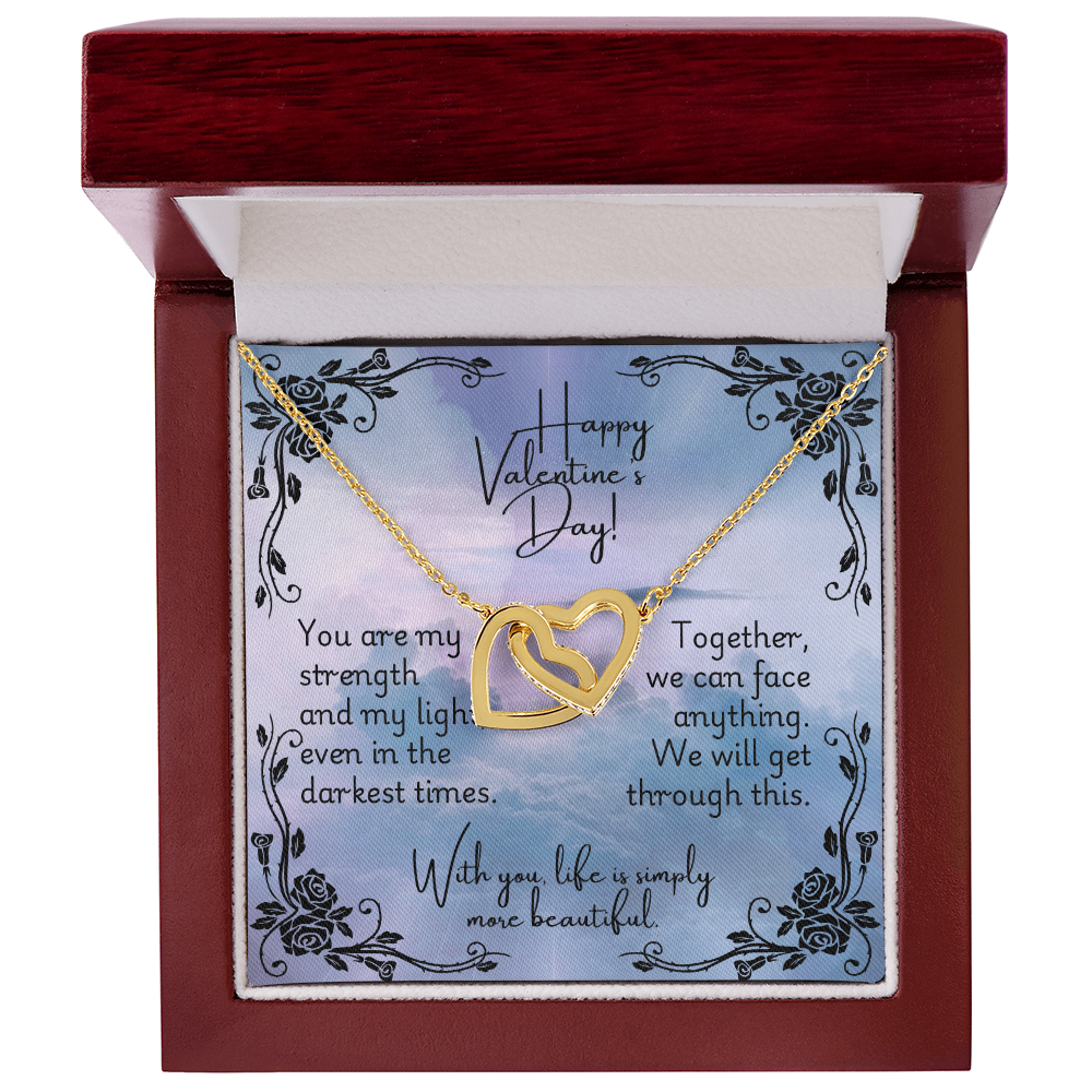 Interlocking Hearts Necklace - Valentine 4