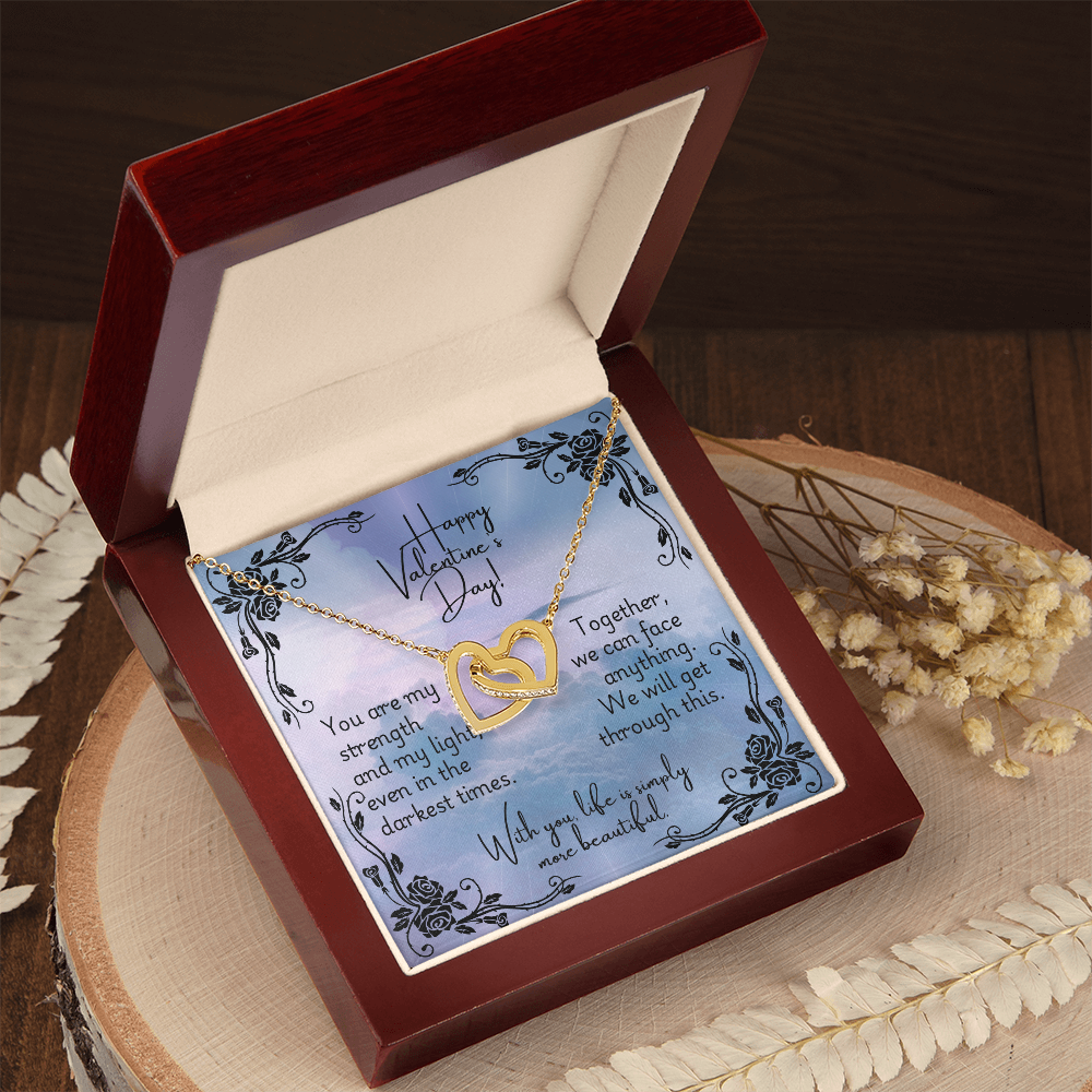 Interlocking Hearts Necklace - Valentine 4