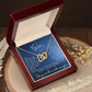 Interlocking Hearts Necklace - Strong