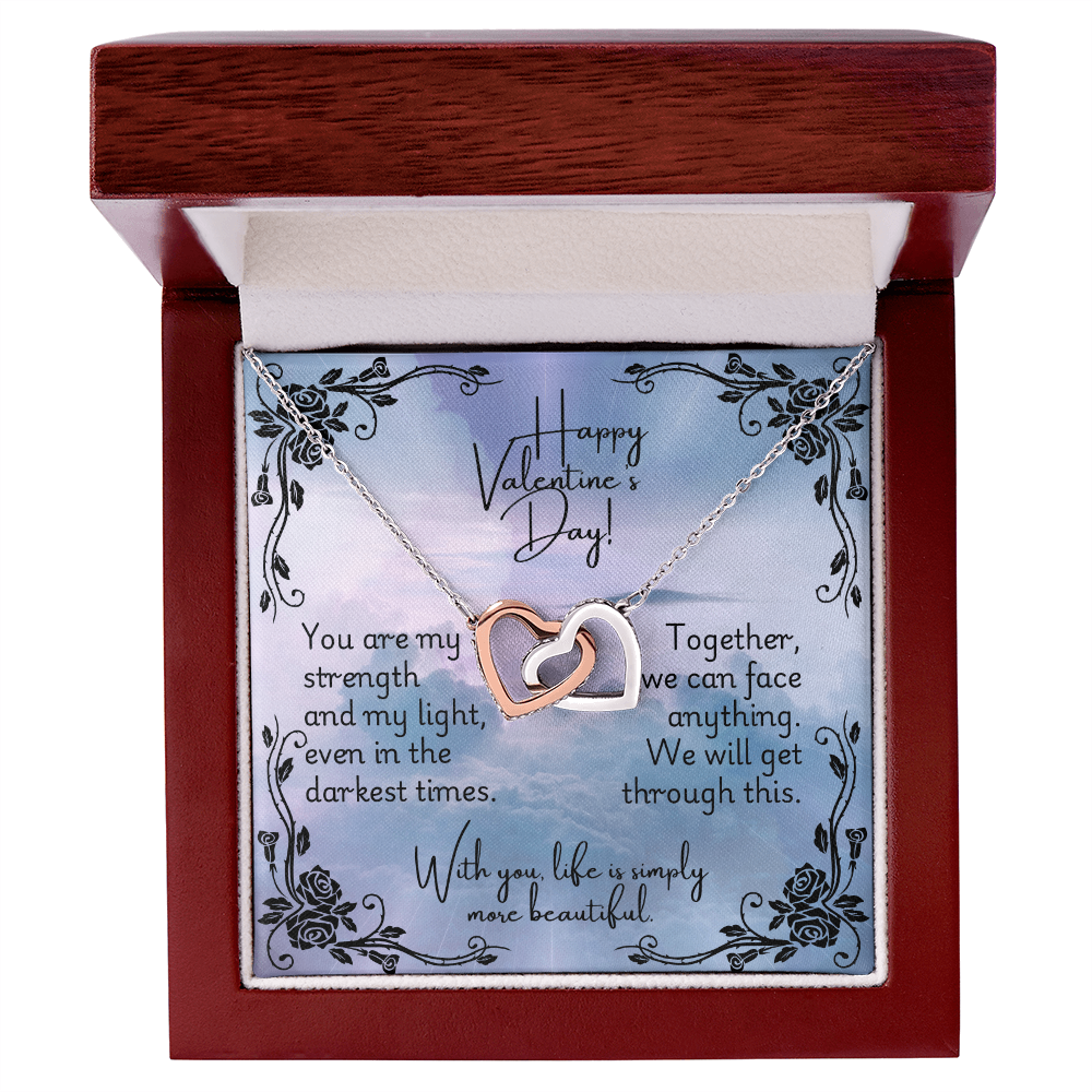 Interlocking Hearts Necklace - Valentine 4