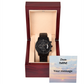 Black Chronograph Watch - personal