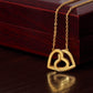 Interlocking Hearts Necklace - without message card