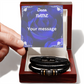 Love You Forever Bracelet - personal