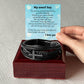 Men's Cross Bracelet - Heart 1