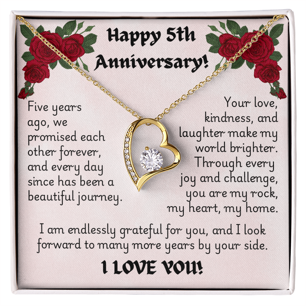 Forever Love Necklace - Anniversary 5