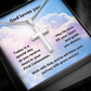 Artisan Cross Necklace - Faith 1 blue