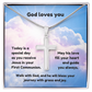 Artisan Cross Necklace - Faith 1 blue