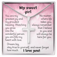 Cross Necklace - Heart 1